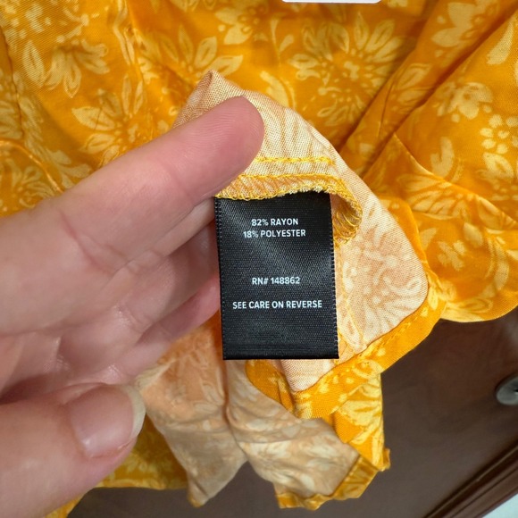 Torrid 2X Iceland Poppy Floral Challis Sweetheart‎ Short Sleeve Top Plus Size - Picture 5 of 8